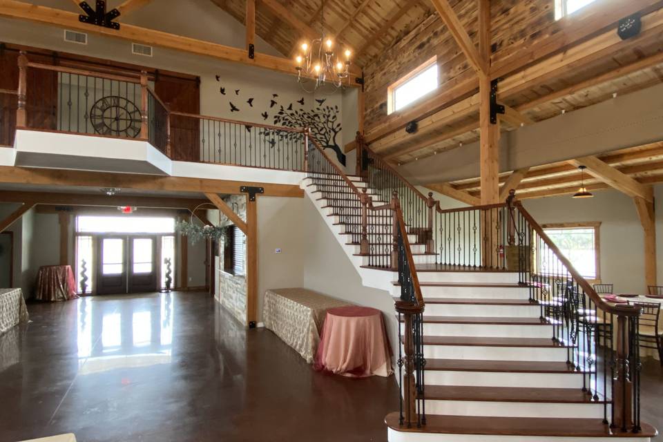 Stairs to Bridal Suite