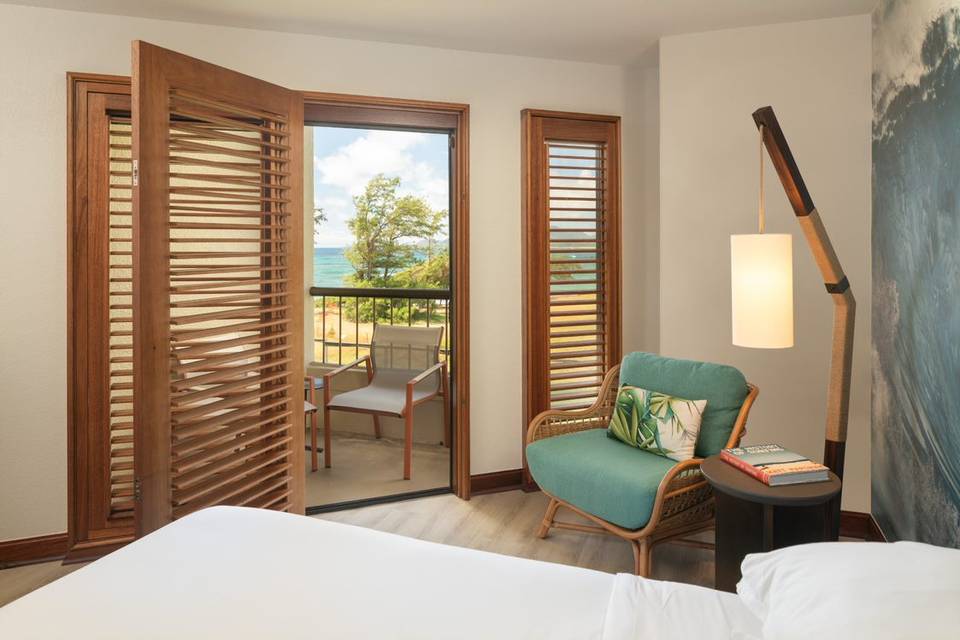 Oceanview guestroom