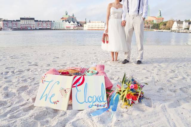 Disney World elopement wedding