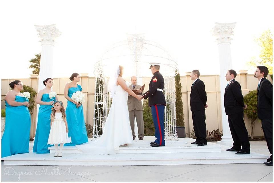 Military wedding in Houston