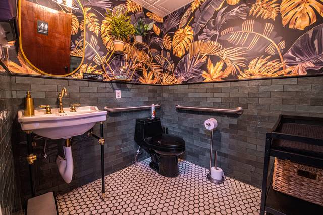 Tropical Oasis Restroom