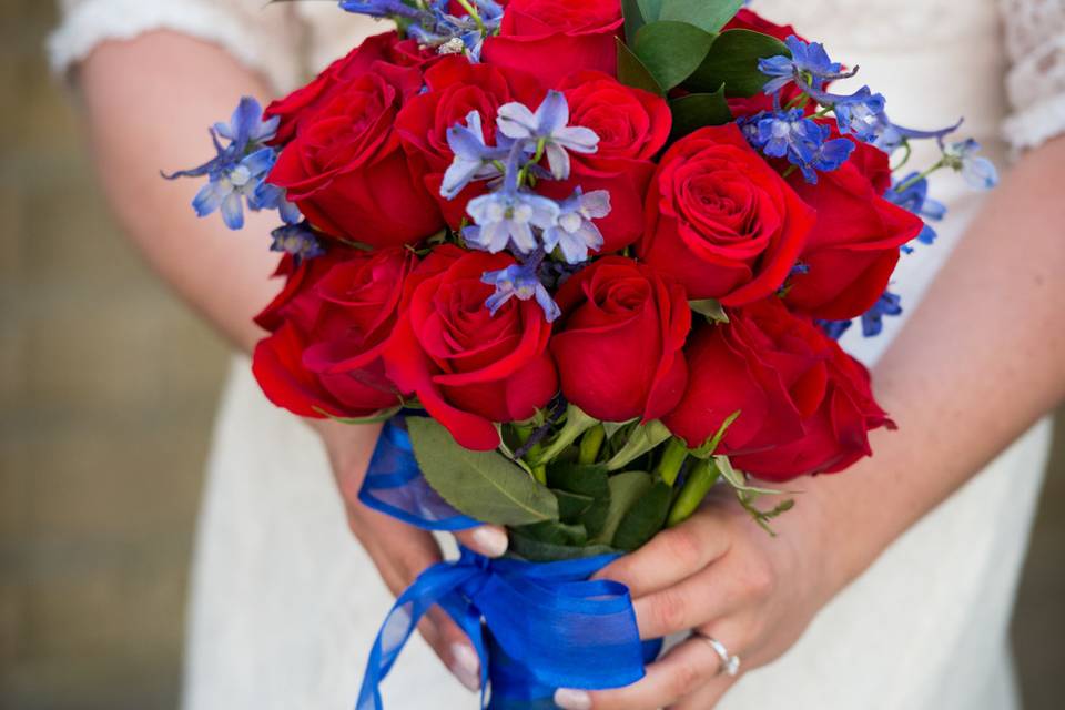 Package With Cake & Flowers