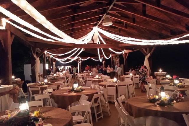 wedding reception area