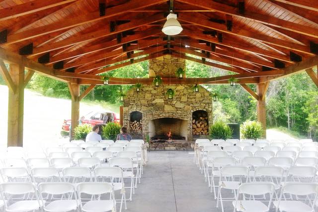 Wedding ceremony area