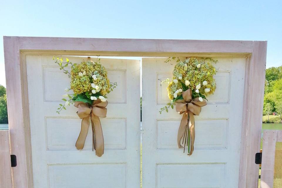 Wedding door design