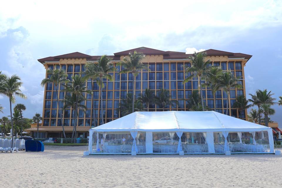 Private Events on the Beach
