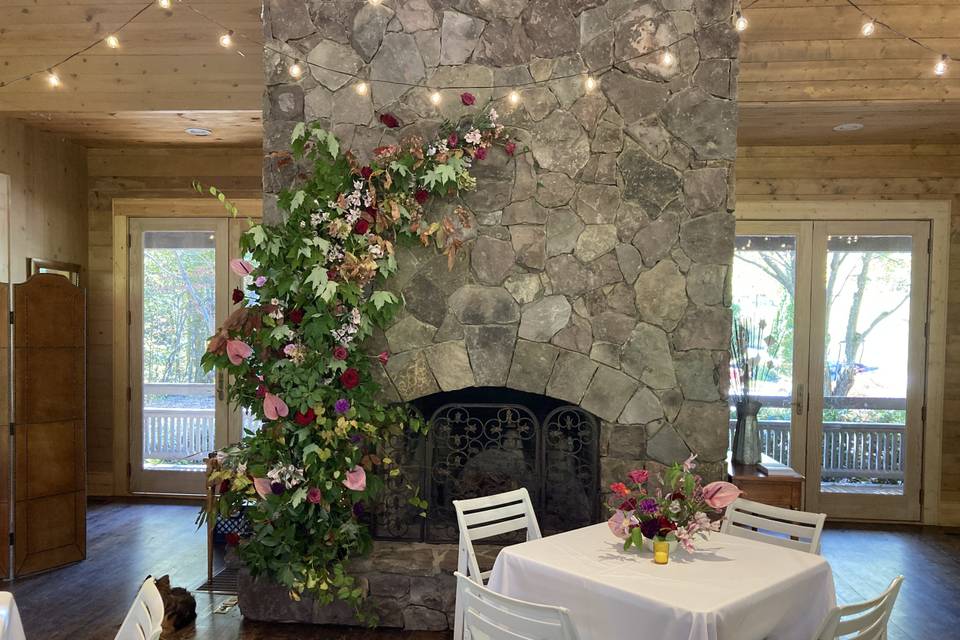 The Fireplace at Sunrise Lodge