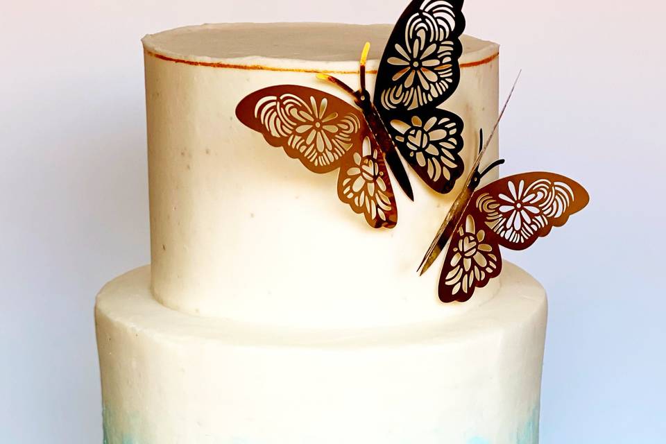 Three tier Wedding cake