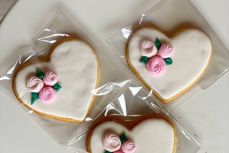 Sugar cookies with royal icing