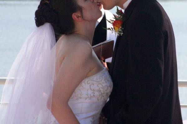 Couple kissing