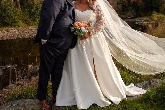 Fall barn wedding