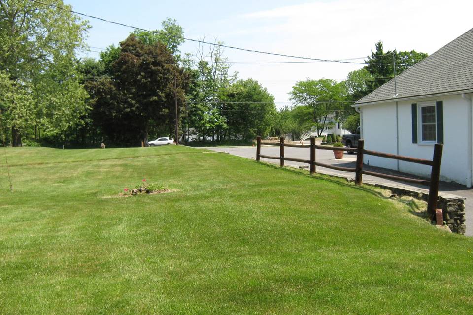 Garden by the gazebo