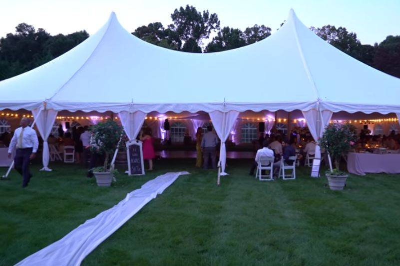 Tent reception