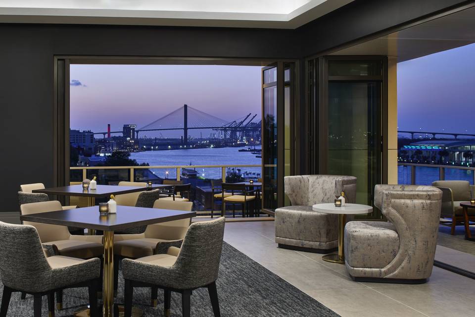 Lavender Rooftop Kitchen