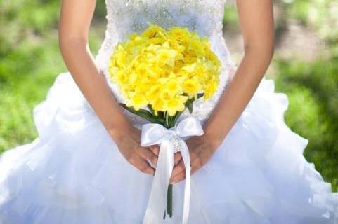 Yellow flower bouquet