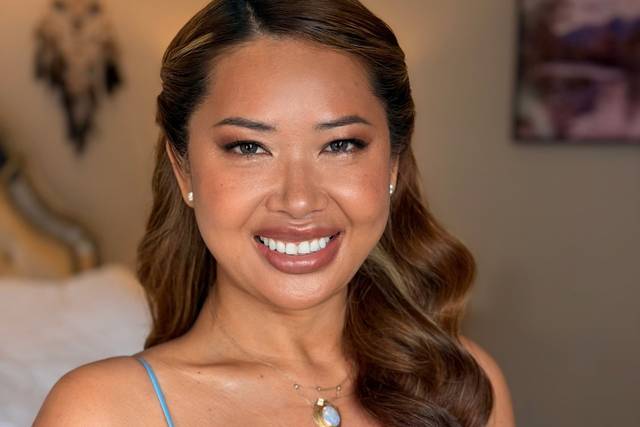 Asian bridal makeup elegant