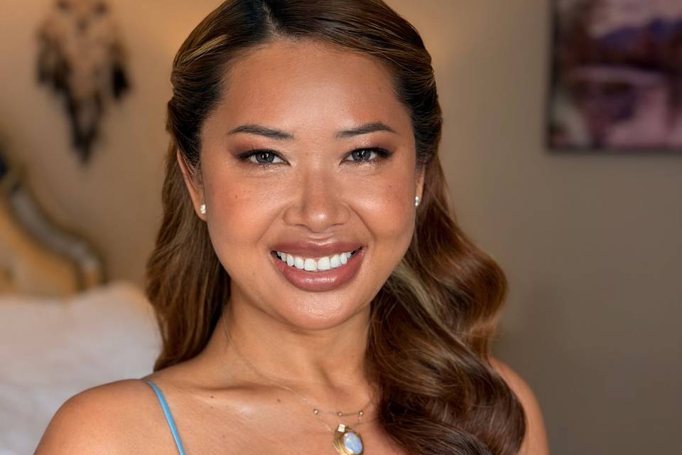 Asian bridal makeup elegant