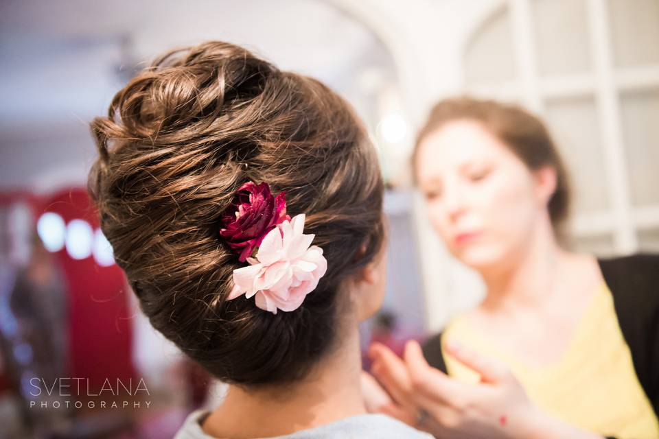 Bridal hair