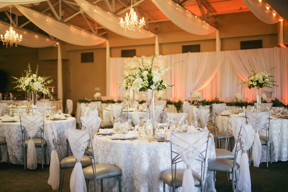 Head Table with Draping