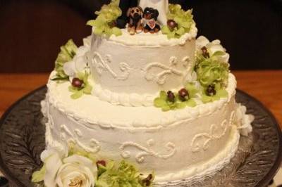 Bride and Groom plus pets