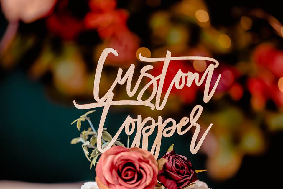 Custom Wedding Cake Toppers