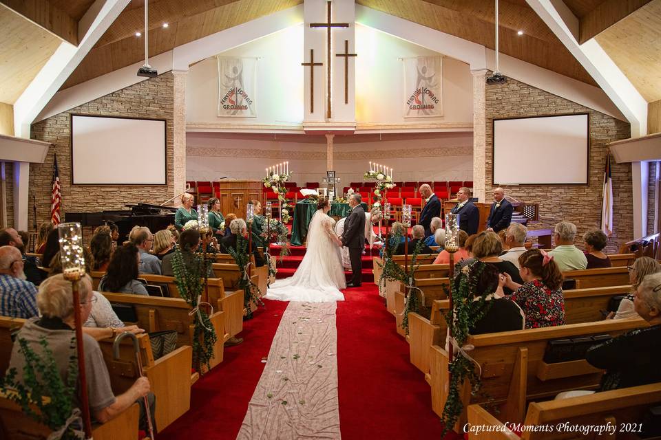 Salina, Kansas Church Wedding