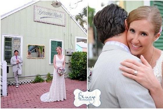 Smiling bride