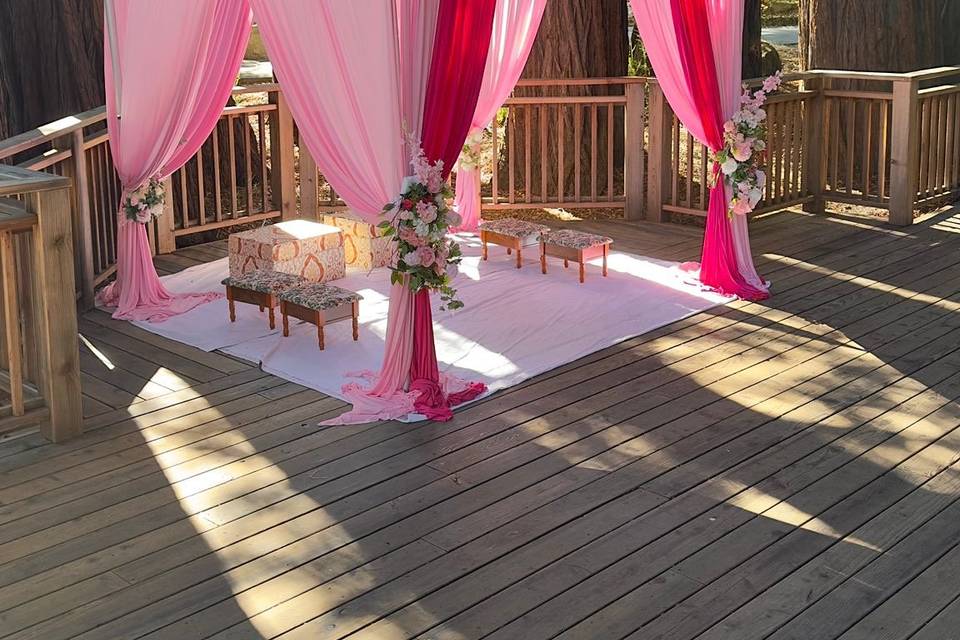 Mandap set-up