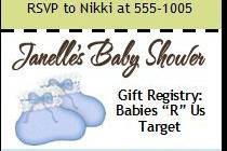 Blue Gift from Heaven Baby Shower Ticket Invitation
Choice of Single, Twins or Triplets
Choice of Skin Color