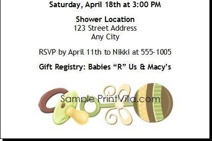 It's A Baby Shower Invitation