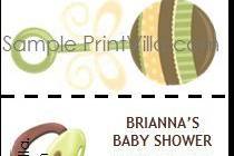 It's A Baby Shower Ticket Invitation