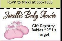 Pink Gift from Heaven Baby Shower Ticket Invitation
Choice of Single, Twins or Triplets
Choice of Skin Color