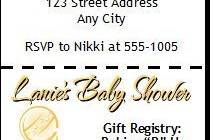 Yellow Gift from Heaven Baby Shower Ticket Invitation
Choice of Single, Twins or Triplets
Choice of Skin Color
