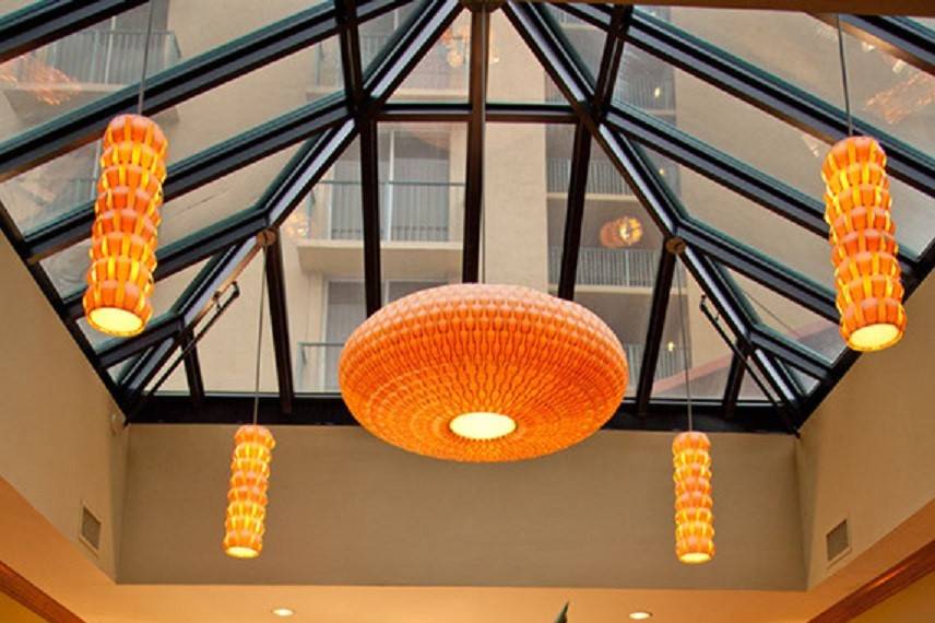 Reception under Terra skylight