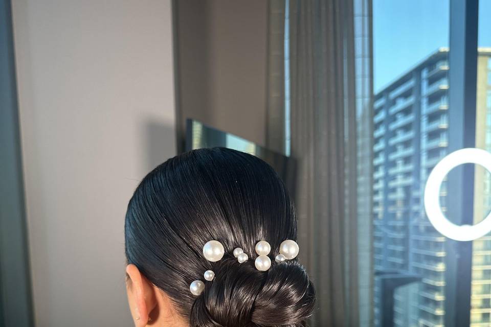 Bridal hair