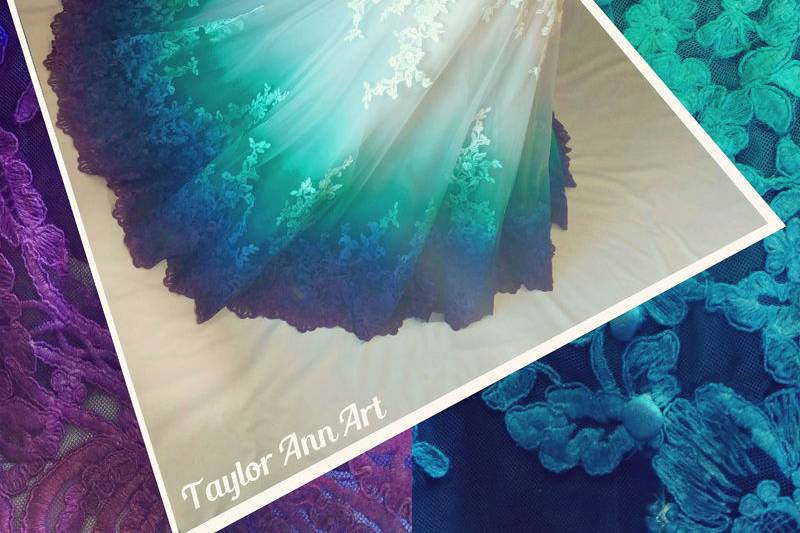 Taylor ann art on sale peacock wedding dress