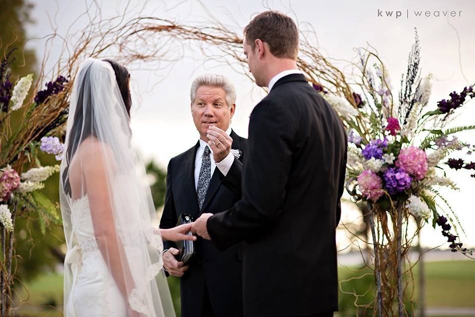 Officiant of the ceremony