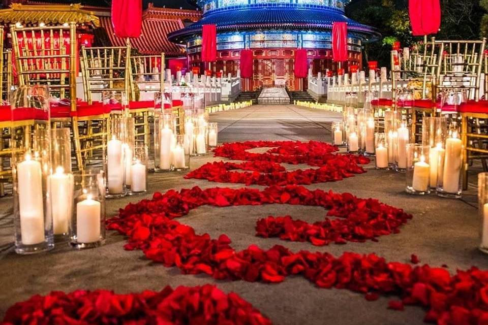 Disney wedding at Epcot China