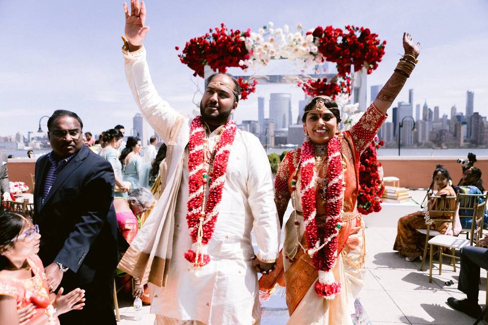 South Indian Wedding Couple