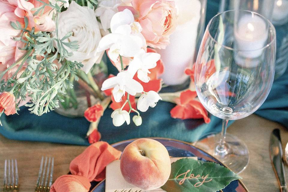 Wedding placesetting