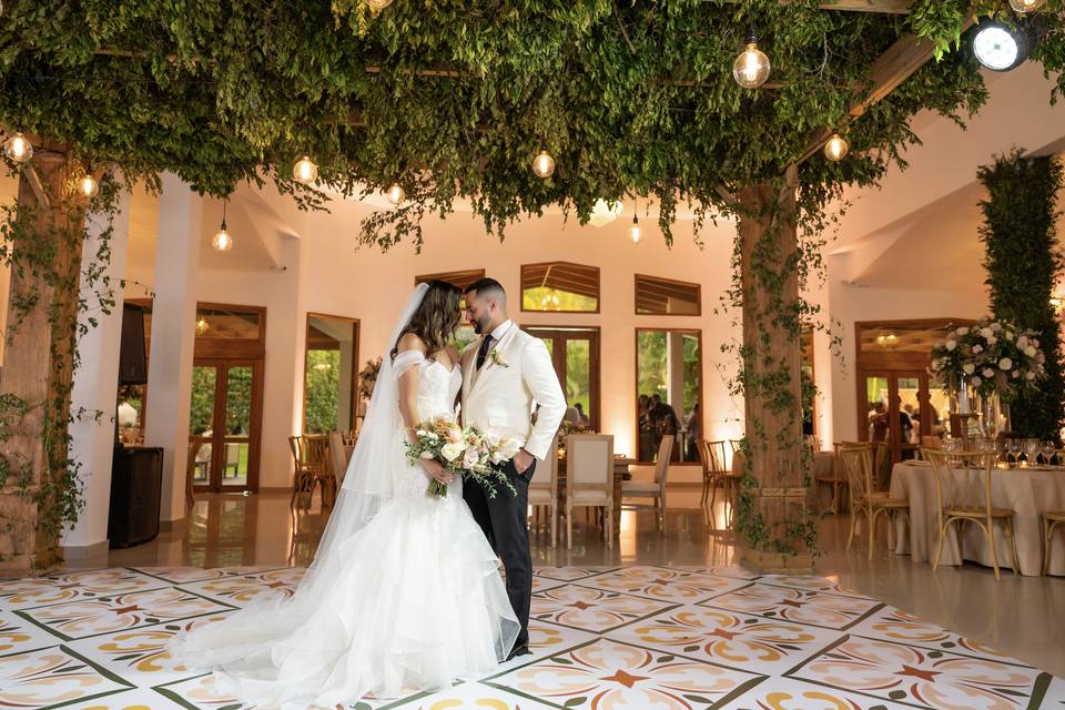 Couples inside the venue