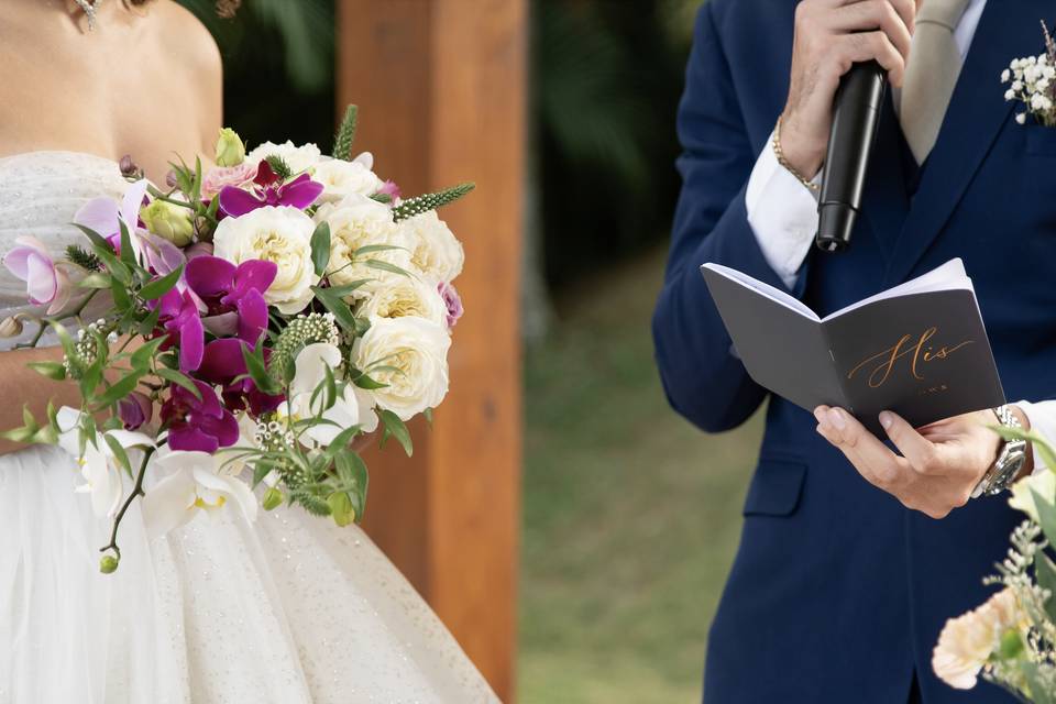 Saying there vows