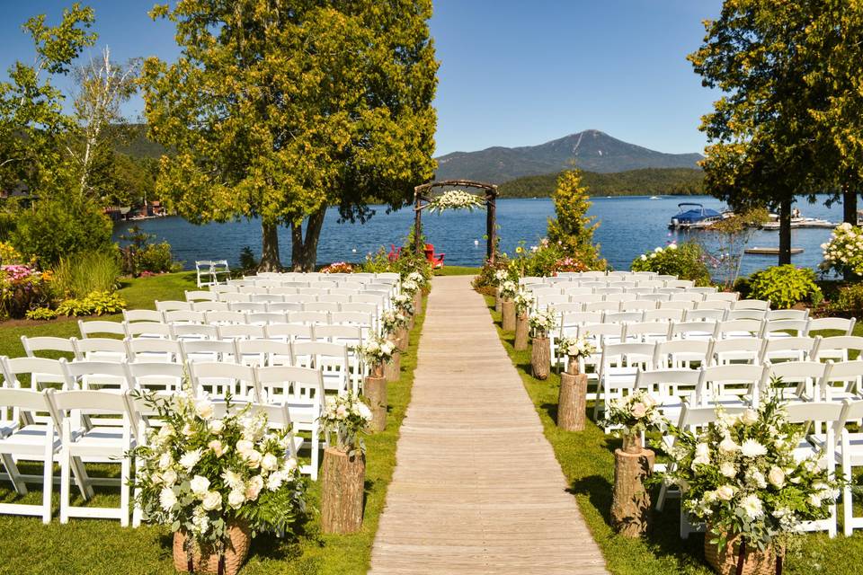 Elegant ceremony chairs