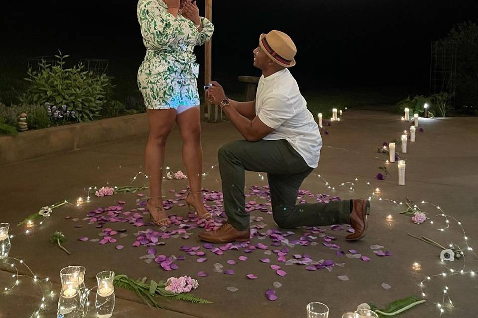 She said yes!