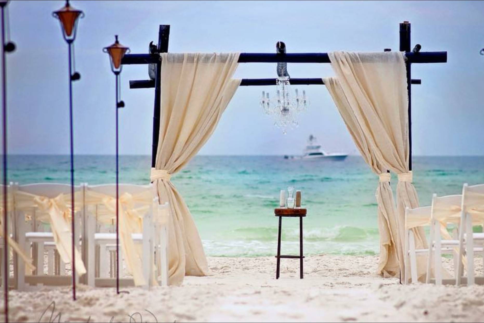 crystal beach wedding packages