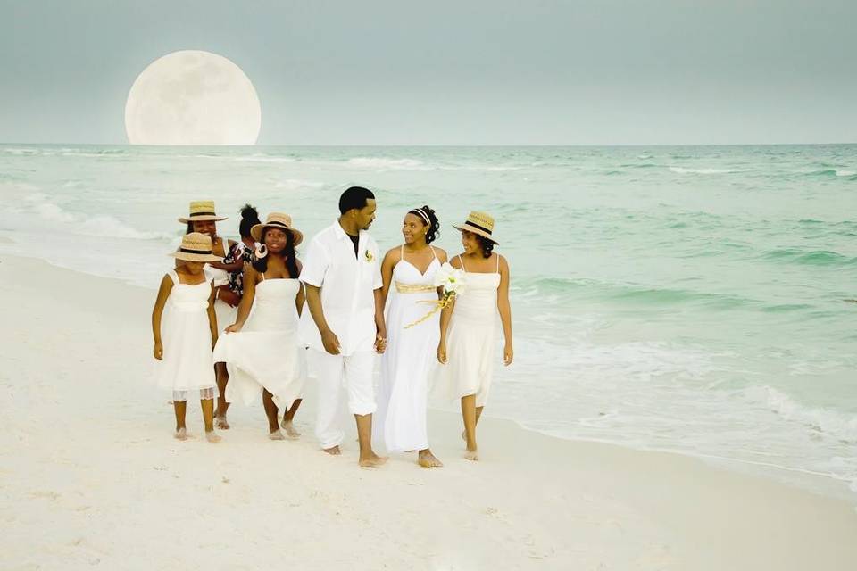 Beach wedding venue