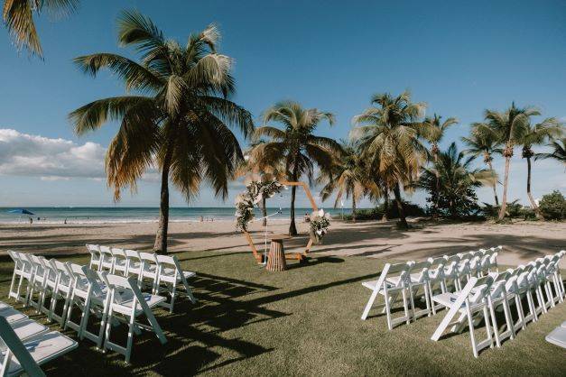 Beach Ceremony at Green Area