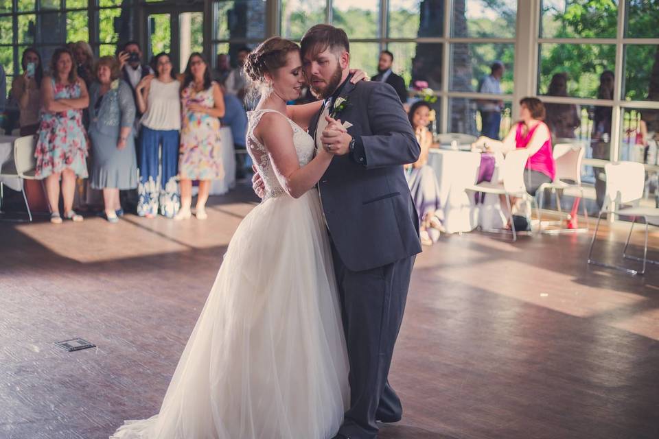 Couple dancing together