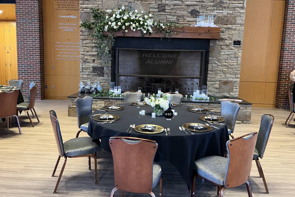 Rehearsal dinner table
