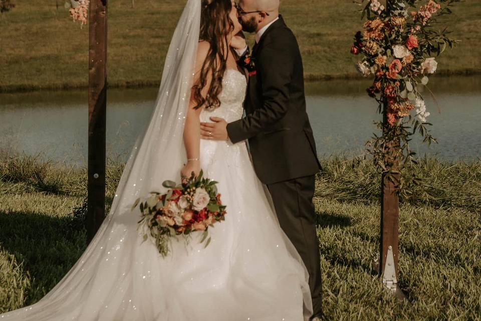 Outdoor Ceremony + Water